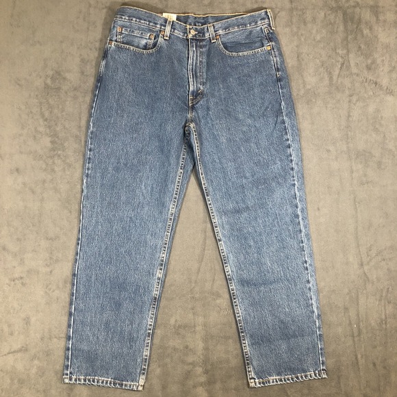 Levi's Other - Men's Levis 550 Jeans 36x30 Blue Denim Relaxed Fit Tapered Leg Classic NWT